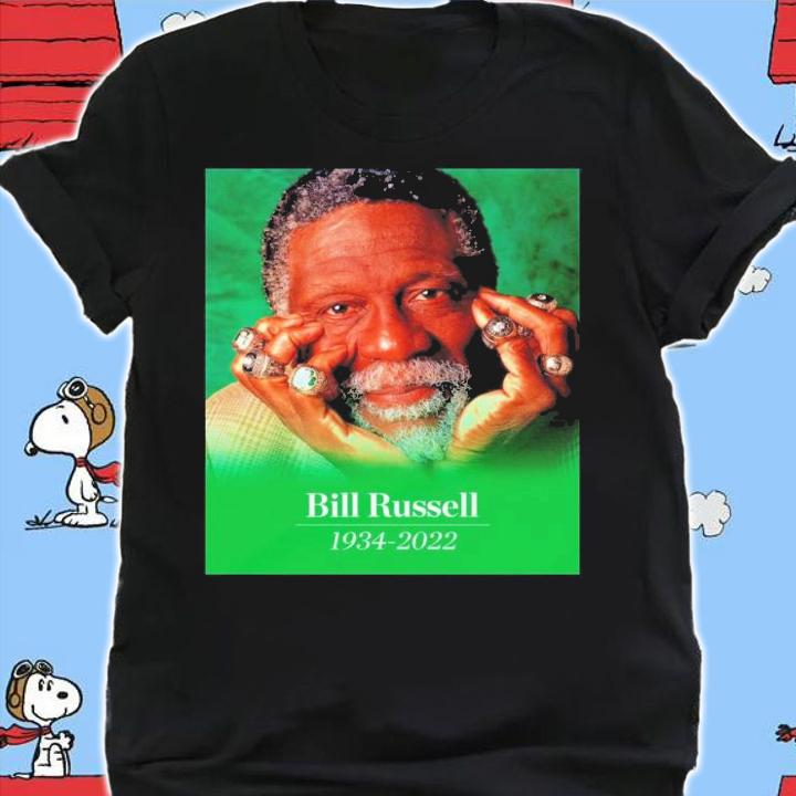 RIP Bill Russell 1934-2022 Legends Never Die Shirt t-shirt