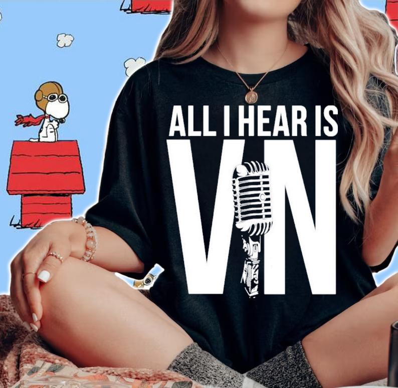 All I Hear Is Vin Scully Shirt t-shirt woman shirt