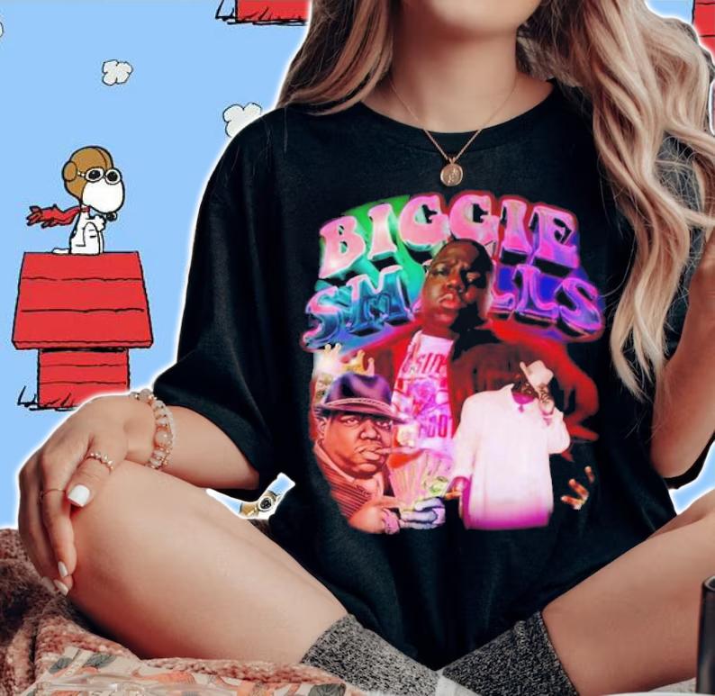 Biggie Smalls 90's Style Rap Shirt t-shirt