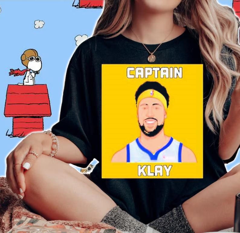 Captain Klay Klay Thompson Golden State Warriors Shirt t-shirt woman shirt