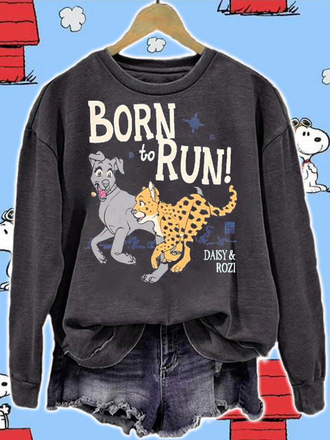 Cincinnati Zoo Daisy And Rozi Born To Run T-Shirt t-shirt