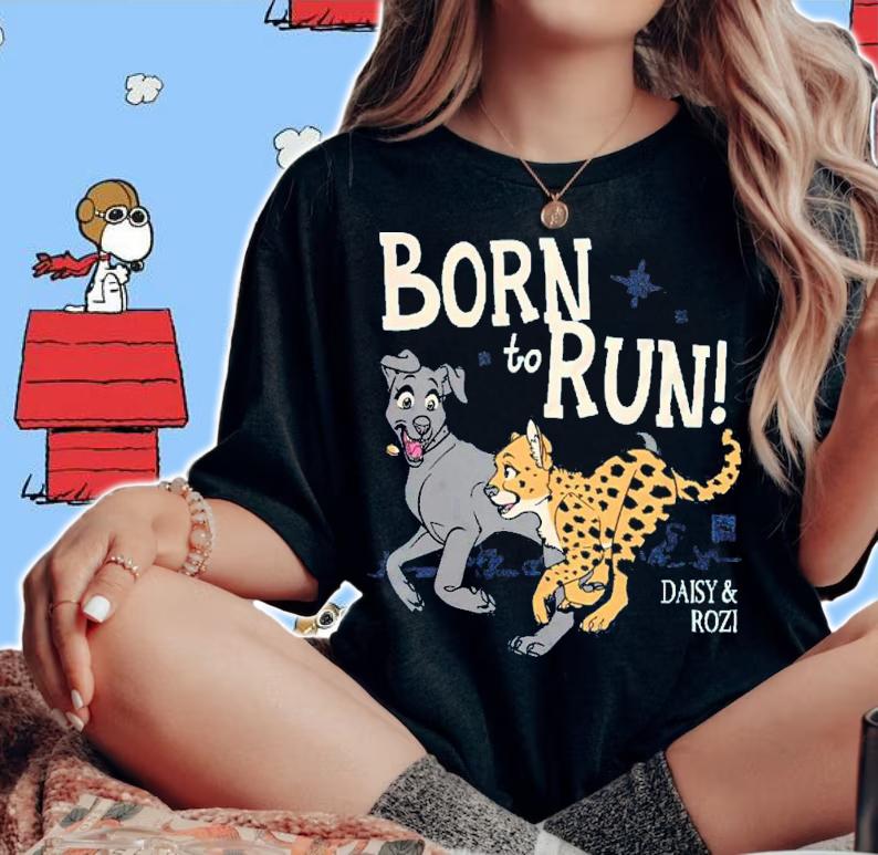 Cincinnati Zoo Daisy And Rozi Born To Run T-Shirt t-shirt