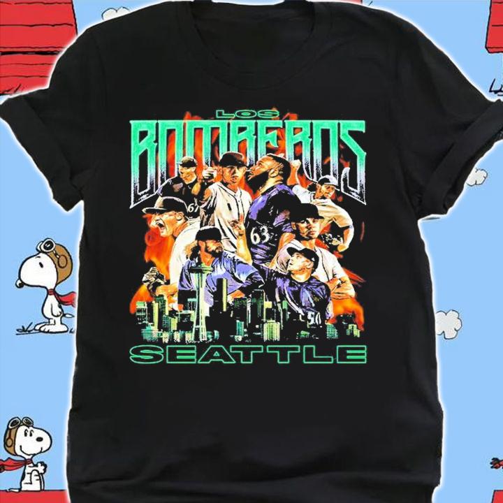 Los Bomberos Seattle Baseball shirt t-shirt