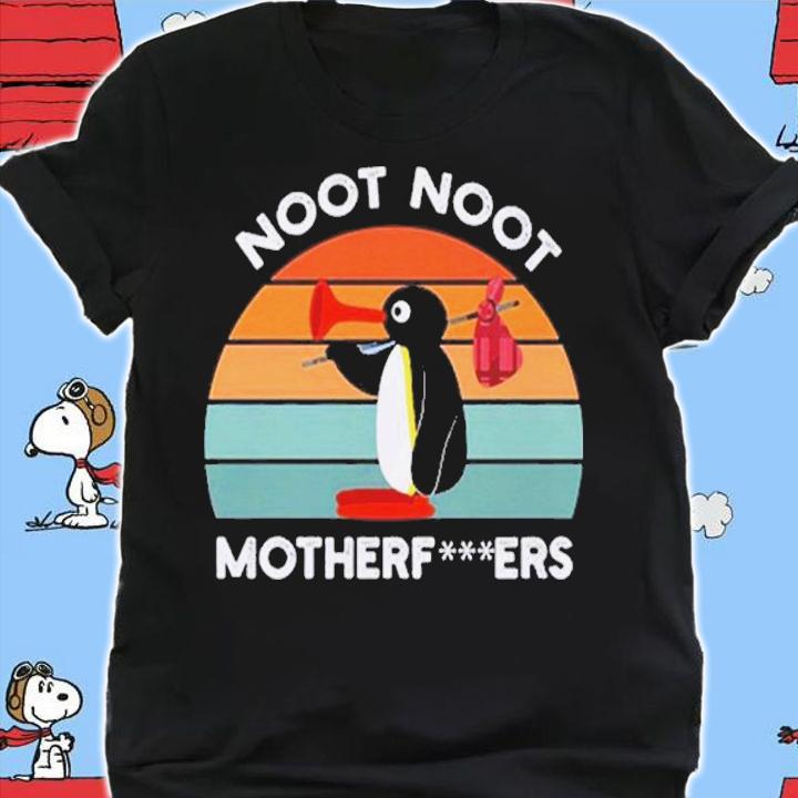 Noot Noot Mother Fuckers Pingu Vintage Shirt t-shirt