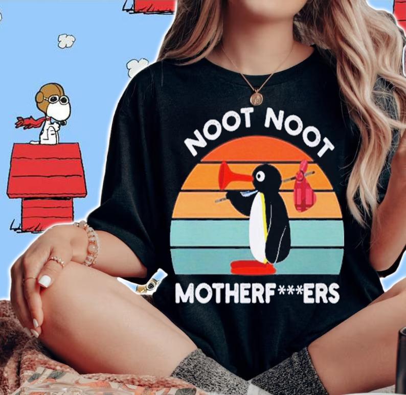 Noot Noot Mother Fuckers Pingu Vintage Shirt t-shirt