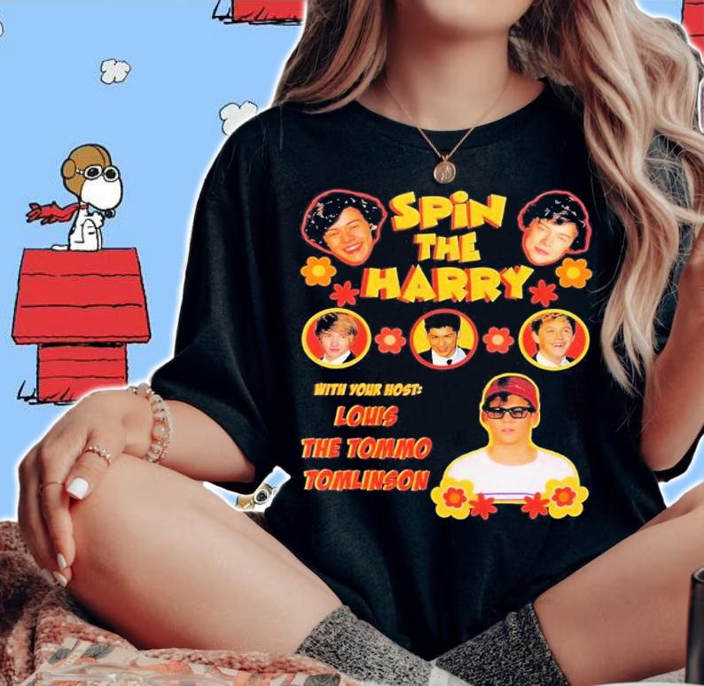 Spin The Harry With Your Host Louis The Tommo Tomlinson shirt t-shirt woman shirt