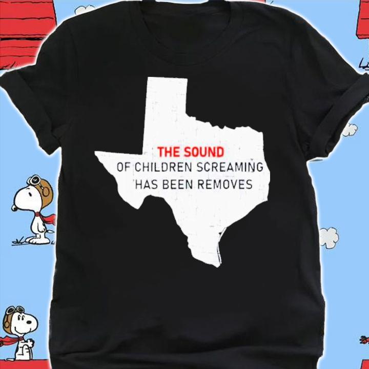 Texas The Sound Of Children Screaming Has Been Removed US Flag Shirt t-shirt shirt