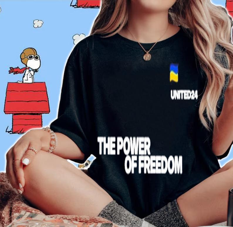 The power of freedom united24 shirt t-shirt woman shirt