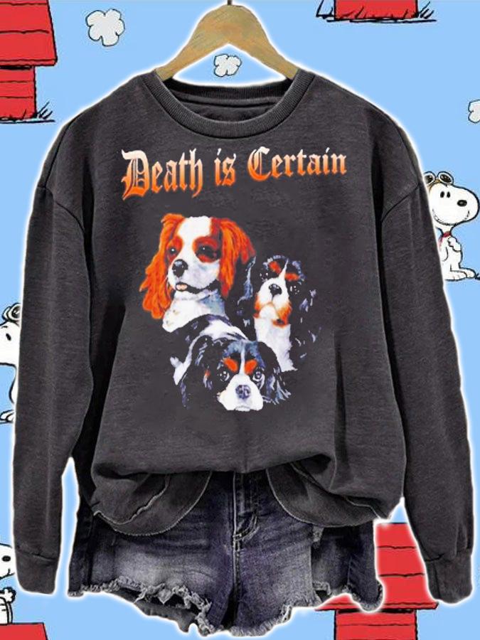Three dogs death is Certain shirt t-shirt sweatshirt