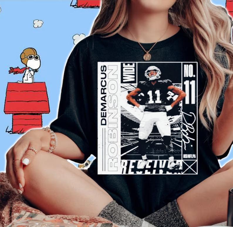 Demarcus Robinson Las Vegas Grid Football Shirt t-shirt