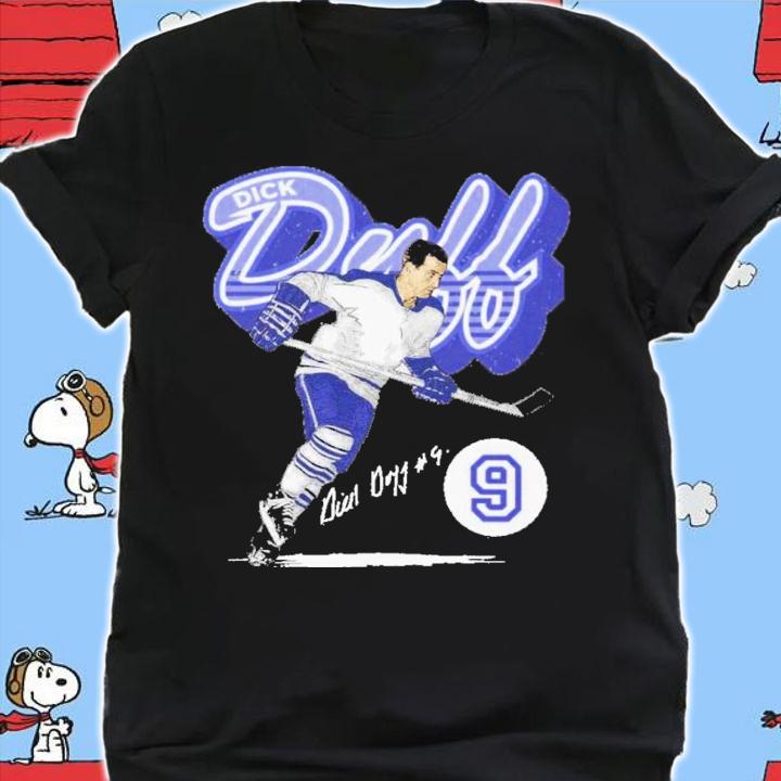 Dick Duff Toronto Retro Script Hockey Signatures Shirt t-shirt shirt