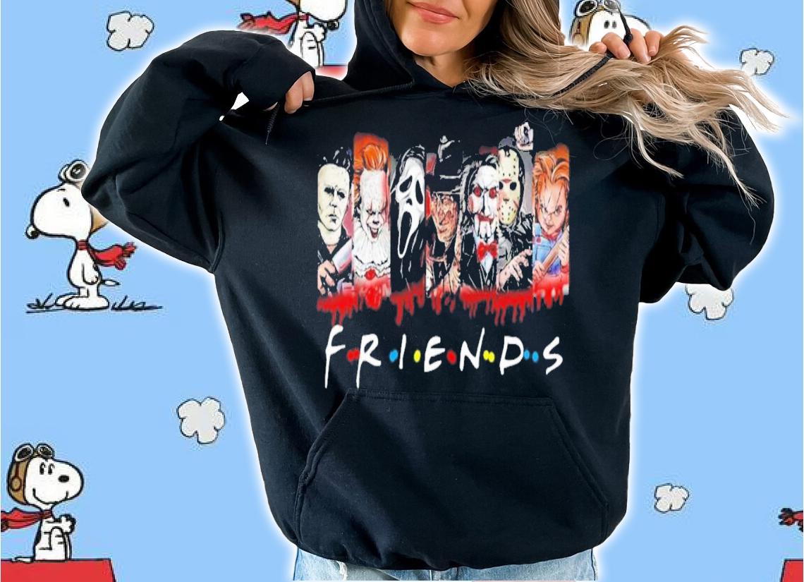Friends Halloween Horror Movie Killers T-Shirt t-shirt hoodie