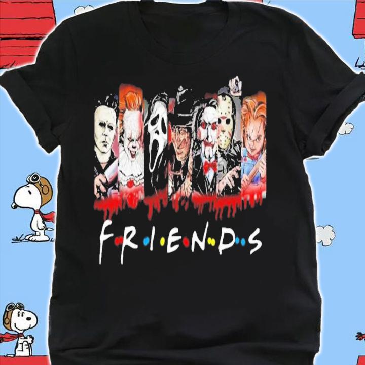 Friends Halloween Horror Movie Killers T-Shirt t-shirt shirt