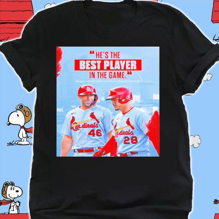He's The Best Players In The Game Nolan Arenado On Paul Goldschmidt Shirt t-shirt shirt