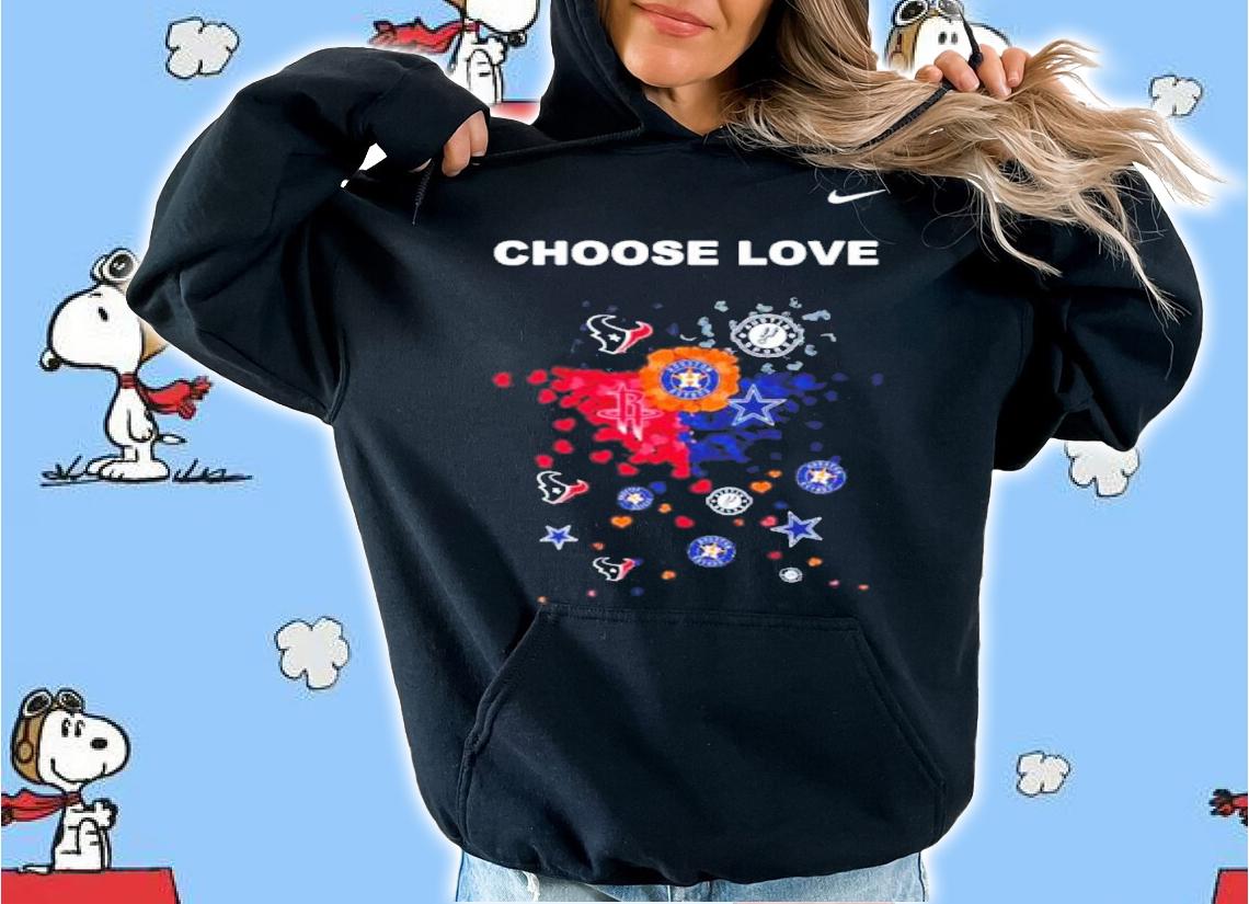 Heart Houston Sports Teams Choose Love Uvalde Shirt t-shirt hoodie