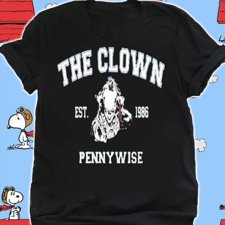 Horror Movies Character The Clown Pennywise Shirt t-shirt shirt