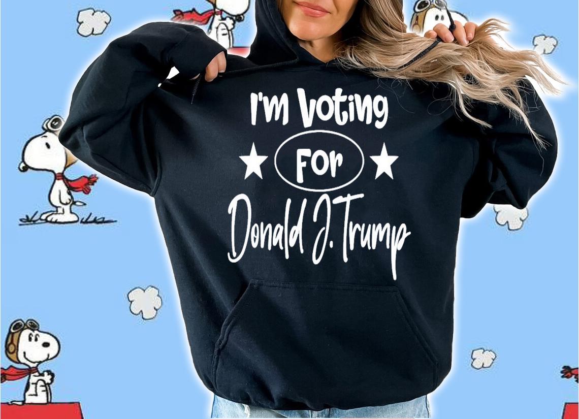 I'm Voting for Donald Trump Political Saying Trump 2024 T-Shirt t-shirt