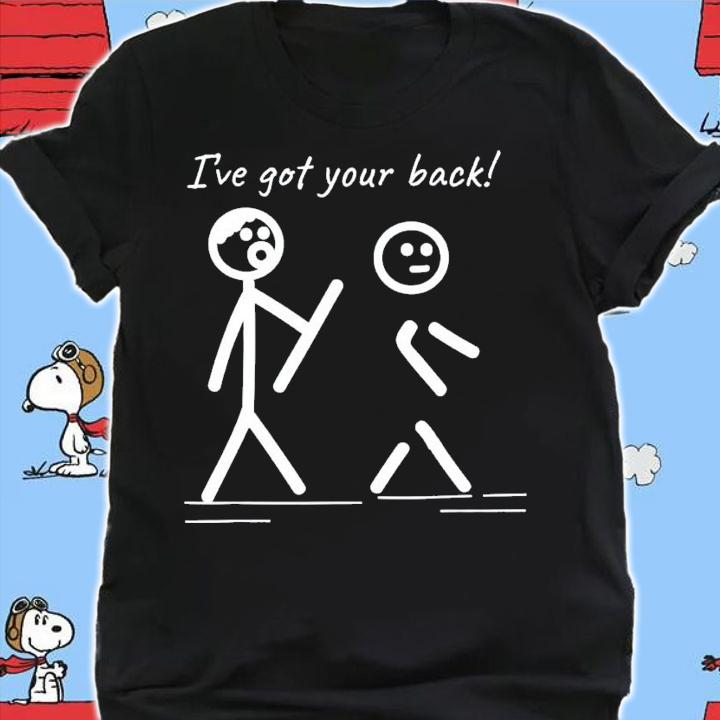 I've Got Your Back Stick Figure Friendship T-Shirt t-shirt shirt