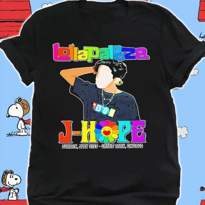 J-Hope Lollapalooza BTS J Hope T-Shirt t-shirt