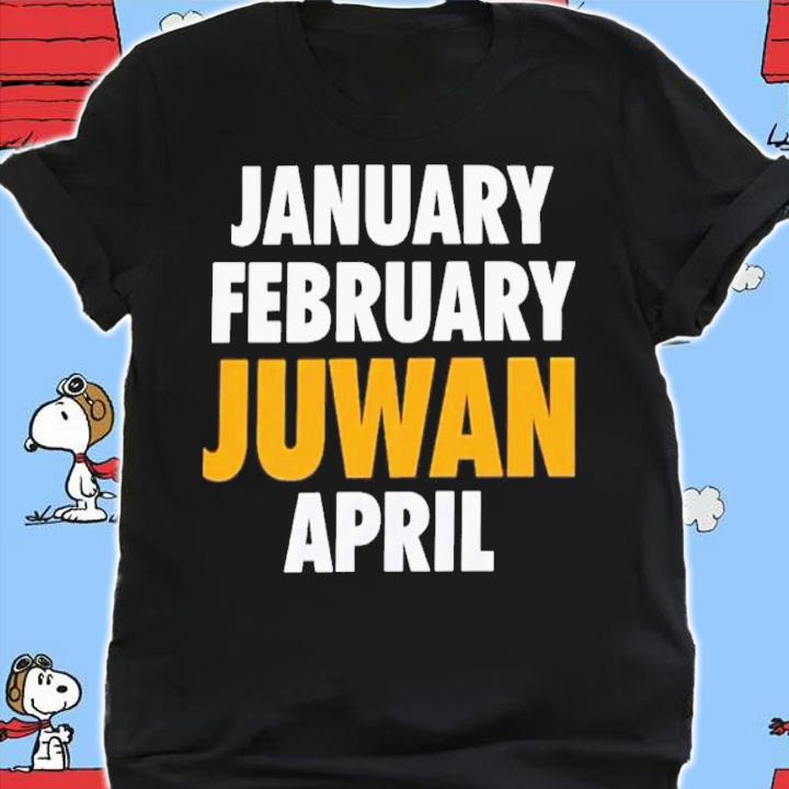 January February Juwan April Don Thomas Shirt t-shirt
