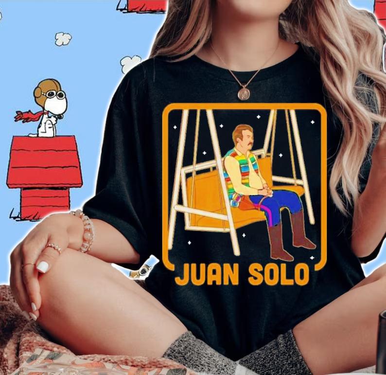 Juan Solo Han Solo Baseball Star Wars Shirt t-shirt woman shirt