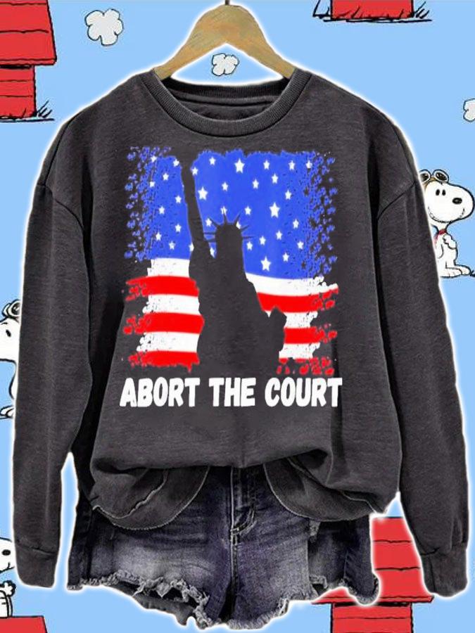 Liberty Abort the Court Roe V Wade Mind Your Own Uterus Shirt t-shirt
