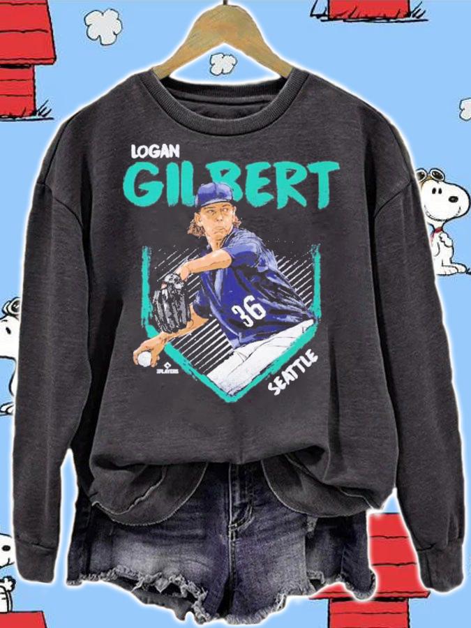 Logan Gilbert Seattle Baseball Shirt t-shirt