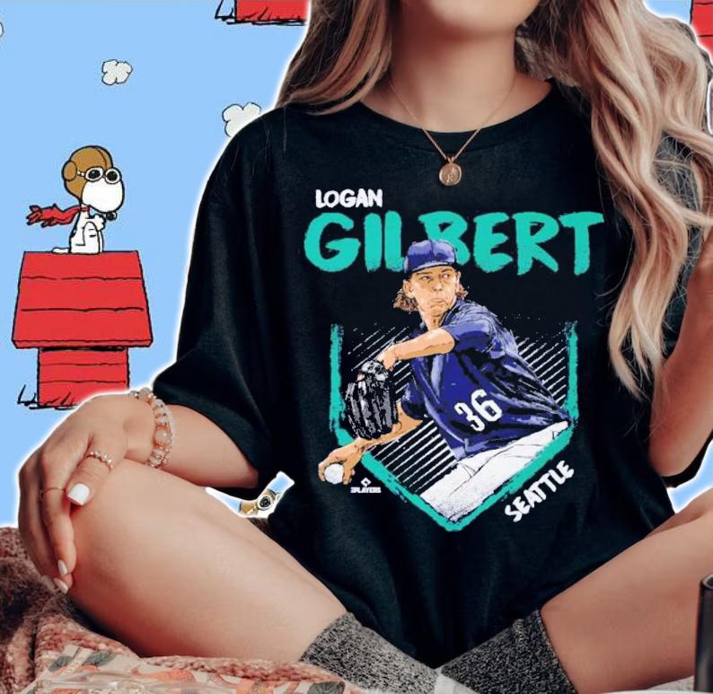 Logan Gilbert Seattle Baseball Shirt t-shirt