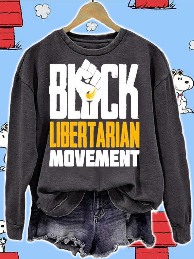 Maj Toure Black Libertarian Movement Shirt t-shirt sweatshirt