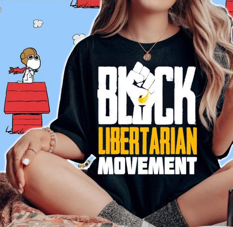 Maj Toure Black Libertarian Movement Shirt t-shirt woman shirt