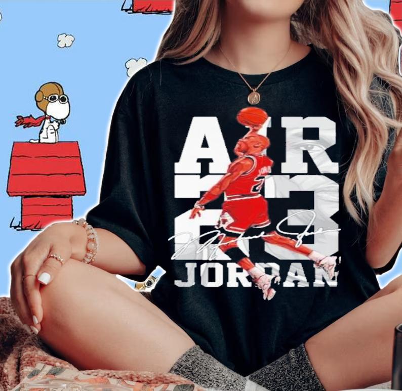 Michael Jordan Air 23 Signature Shirt t-shirt woman shirt