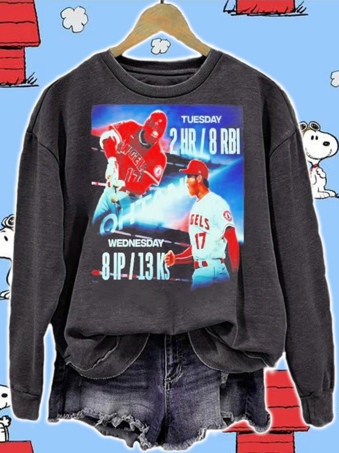 MLB Los Angeles Angels Shohei Ohtani The Greatest Showman T-Shirt t-shirt sweatshirt
