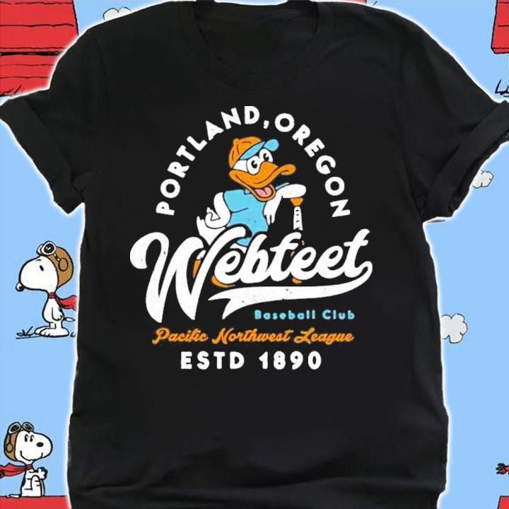 Portland Oregon webfeet minor league baseball shirt t-shirt