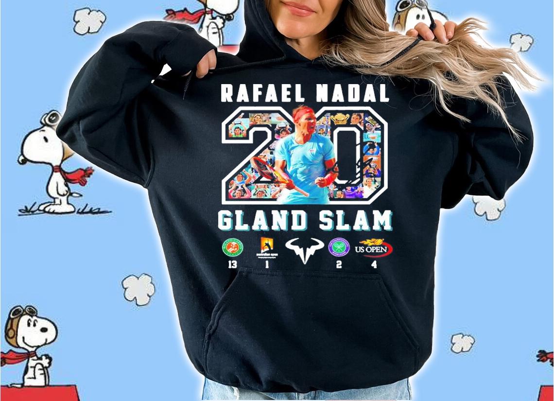 Rafael Nadal Gland Slam Design Shirt t-shirt hoodie