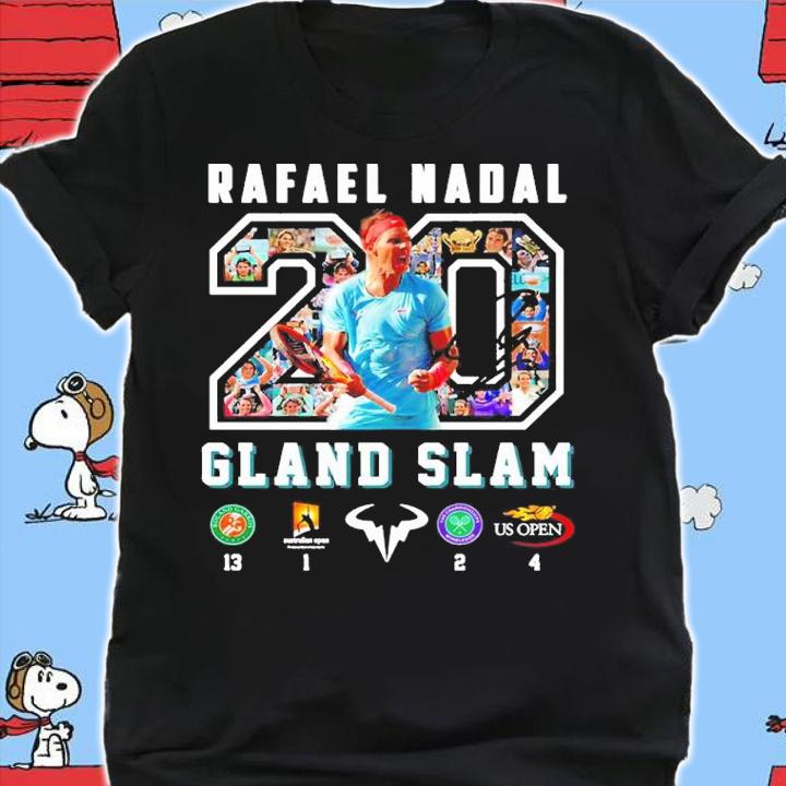 Rafael Nadal Gland Slam Design Shirt t-shirt shirt