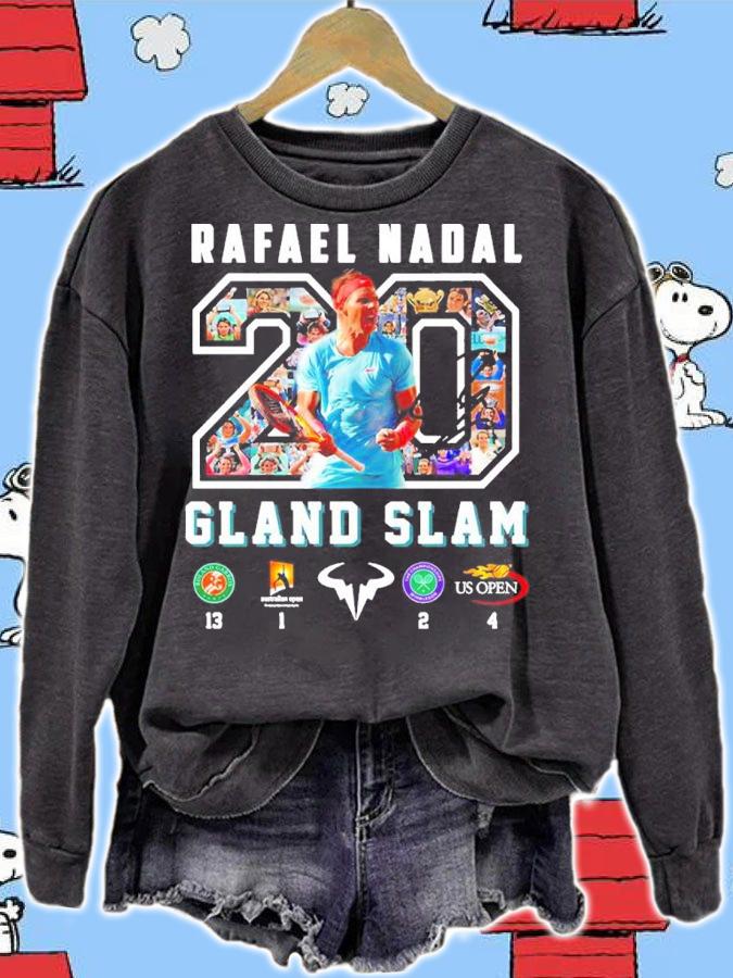 Rafael Nadal Gland Slam Design Shirt t-shirt sweatshirt