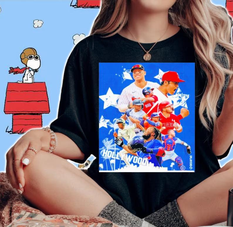 National League Baseball Players MLB All-Star Game 2022 Hollywood Shirt t-shirt woman shirt