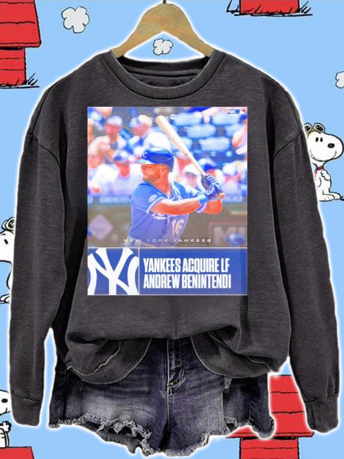 New York Yankees Acquired Of Andrew Benintendi Shirt t-shirt sweatshirt
