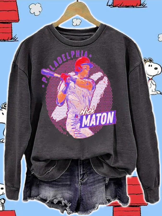 Nick Maton Philadelphia Dots Baseball Shirt t-shirt sweatshirt