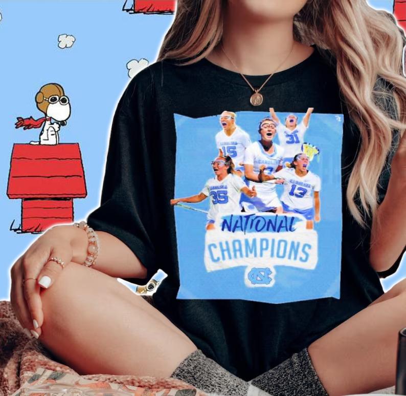 North Carolina Women's Lacrosse Team National Champions 2022 Shirt t-shirt woman shirt