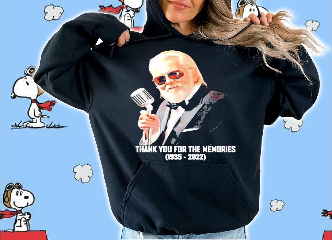 RIP Ronnie Hawkins 1935 2022 Thank You For The Memories T-Shirt t-shirt