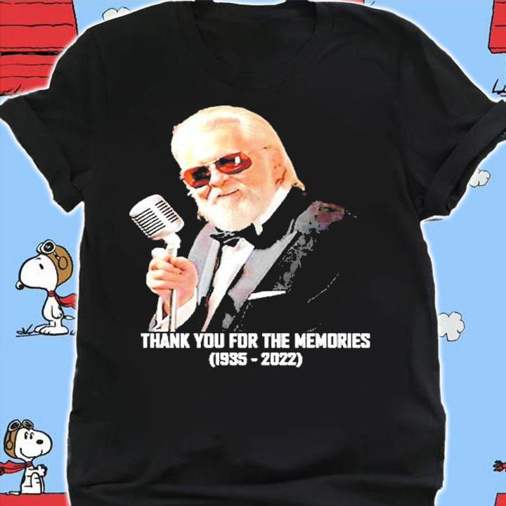 RIP Ronnie Hawkins 1935 2022 Thank You For The Memories T-Shirt t-shirt