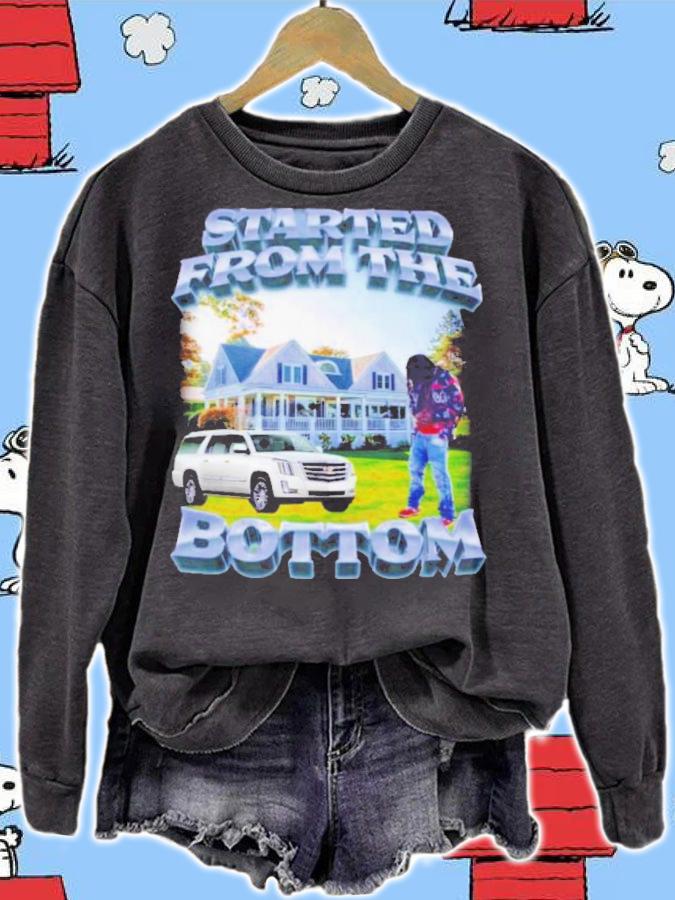 Started From The Bottom Swag Stim Ulus Shirt t-shirt sweatshirt