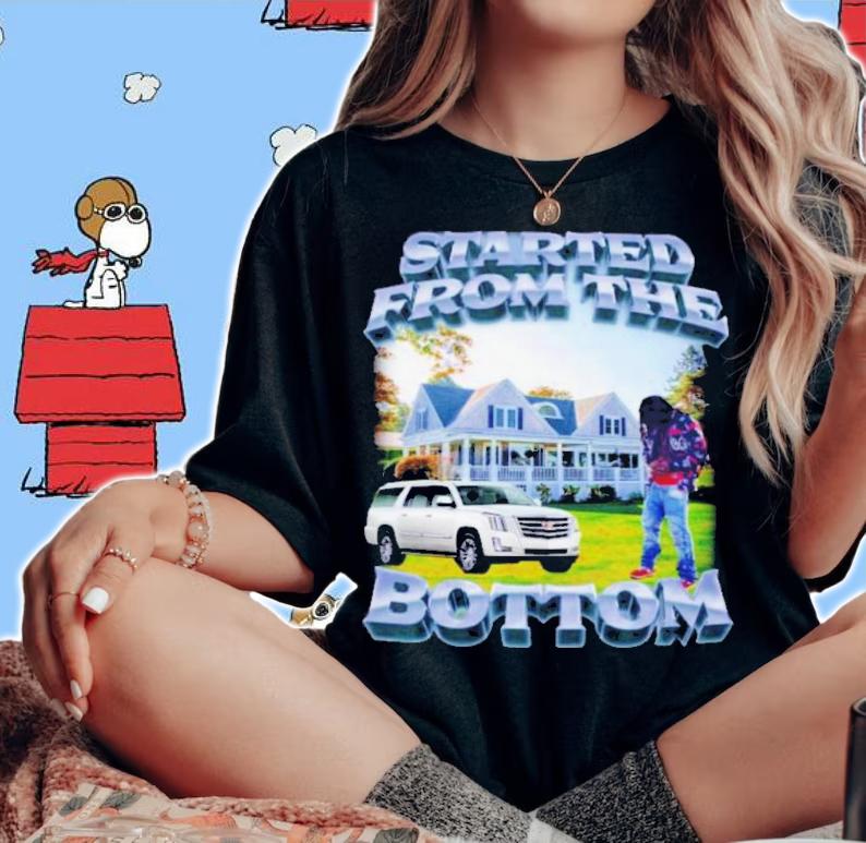 Started From The Bottom Swag Stim Ulus Shirt t-shirt woman shirt
