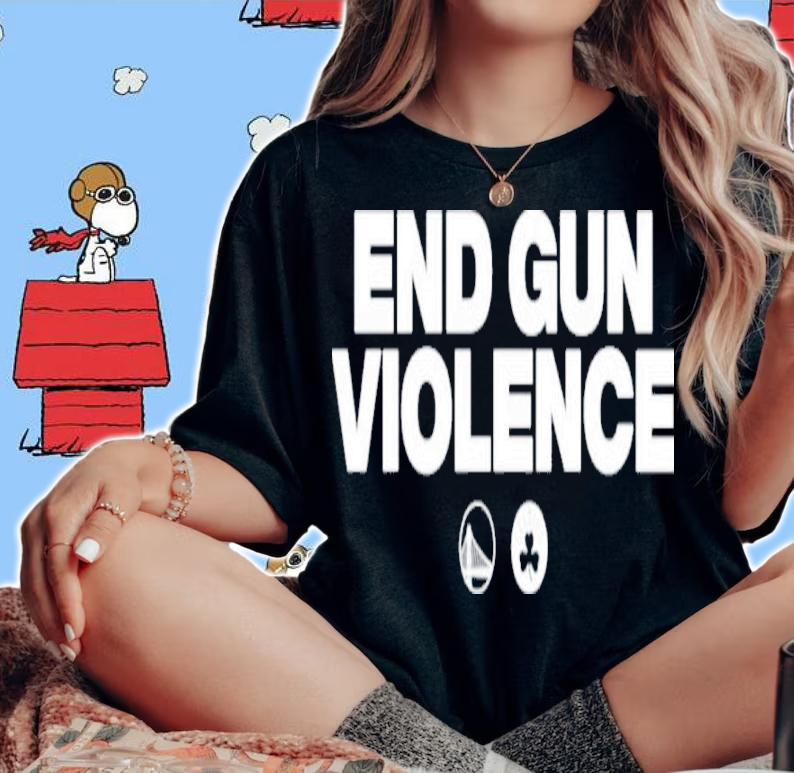 Steve Kerr End Gun Violence Warriors And Celtics Shirt t-shirt