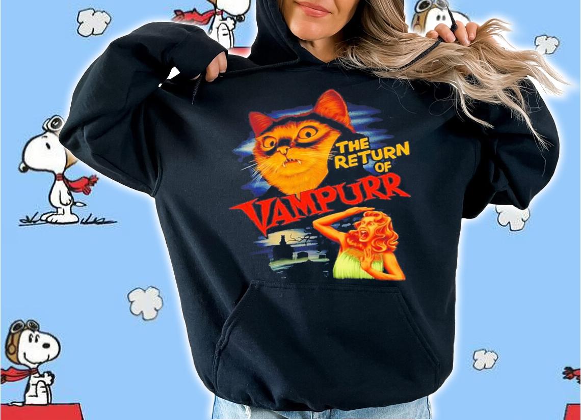 The Return of Vampurr Cat shirt t-shirt