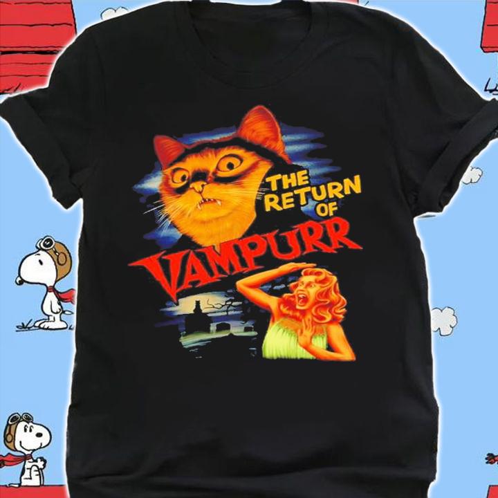 The Return of Vampurr Cat shirt t-shirt