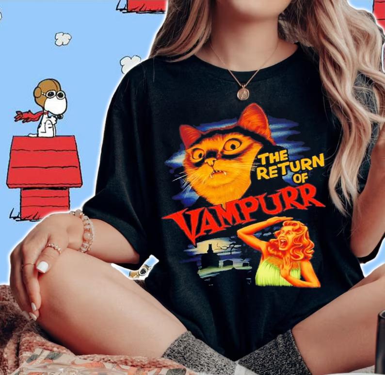 The Return of Vampurr Cat shirt t-shirt