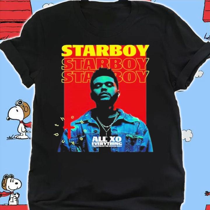 The Weeknd Starboy All XO Everything Shirt t-shirt shirt