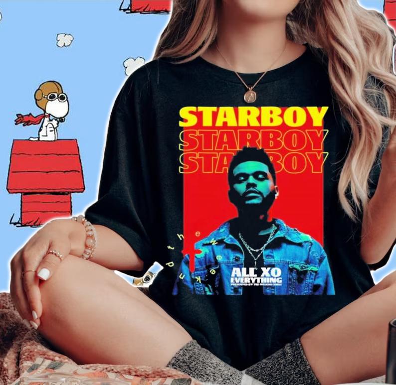The Weeknd Starboy All XO Everything Shirt t-shirt woman shirt